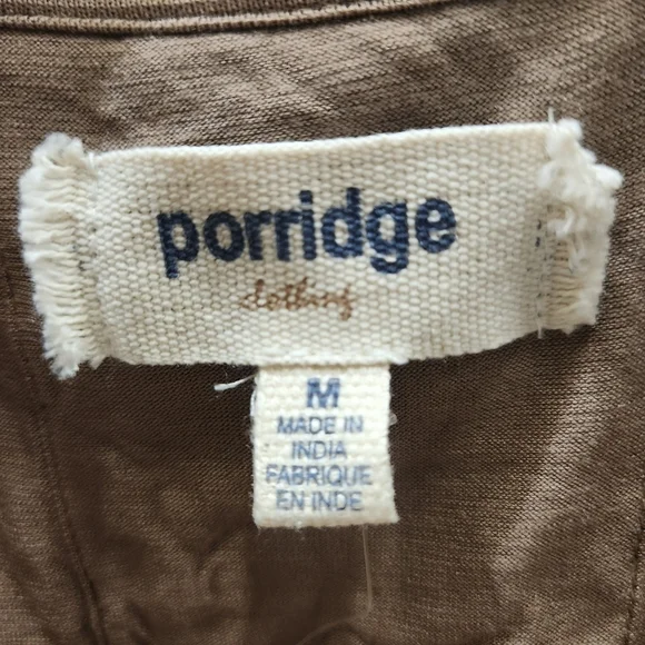 NWT Anthropologie Wrap Maxi Dress Taupe Brown Stretch  Knit Chic streetwear SZ M - Picture 5 of 16